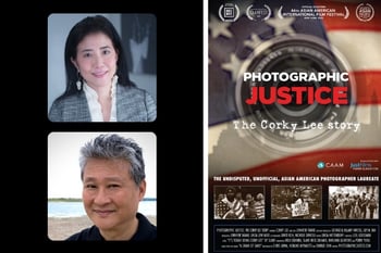 Photographic Justice speaker team + poster template